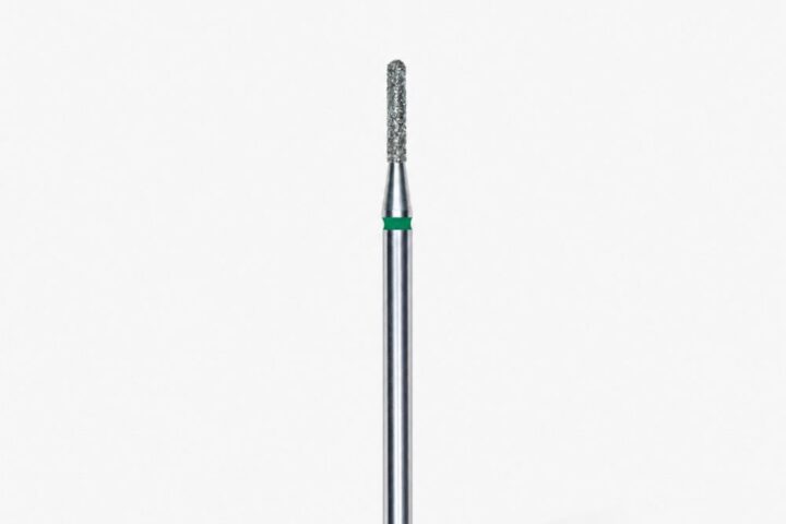 Diamond Nail Drill Bit 1.4mm – Rounded Cylinder Green