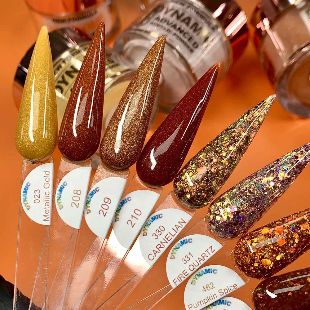 Fall acrylic powder jars assortment - 2