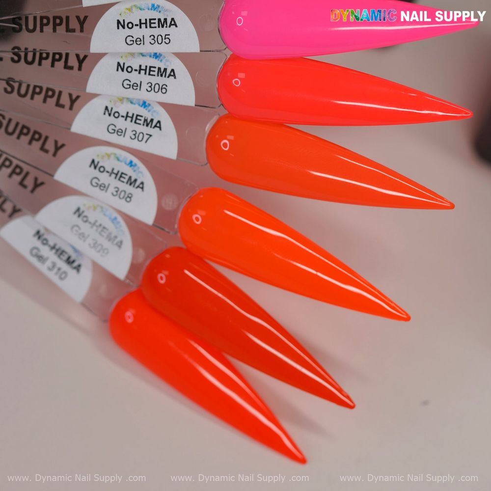neon HEMA-free gel polish bottles - 3