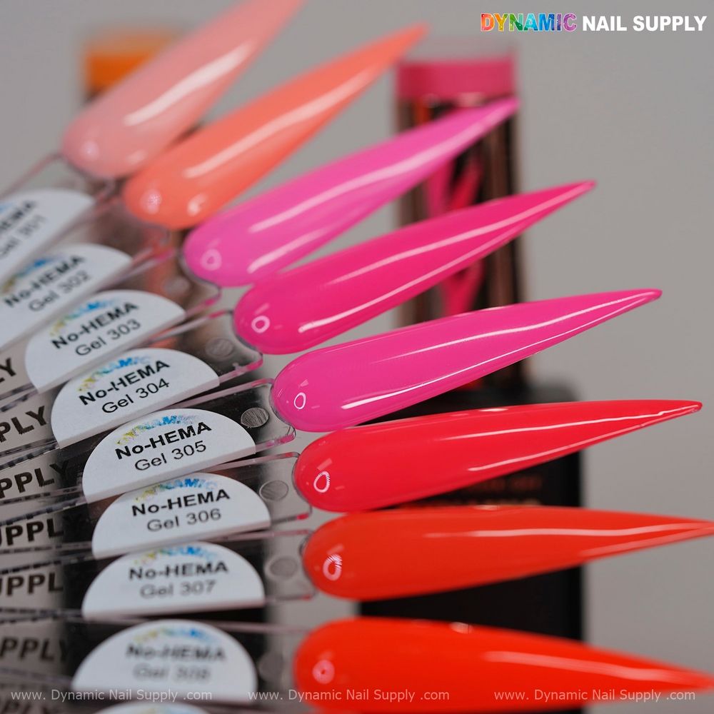 neon HEMA-free gel polish bottles - 5