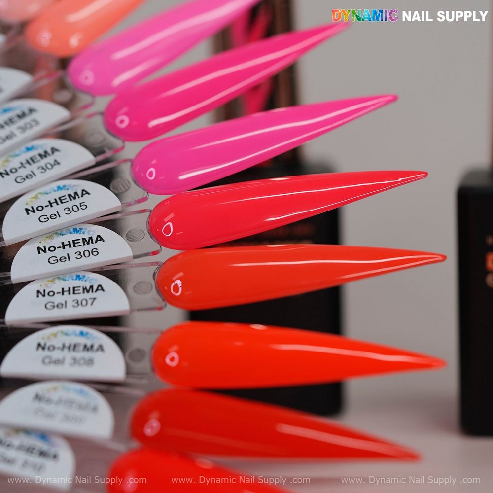 neon HEMA-free gel polish bottles - 6