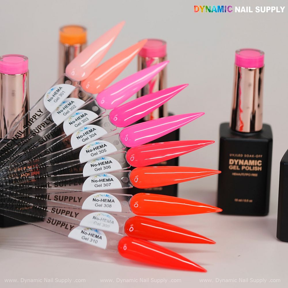 neon HEMA-free gel polish bottles - 7