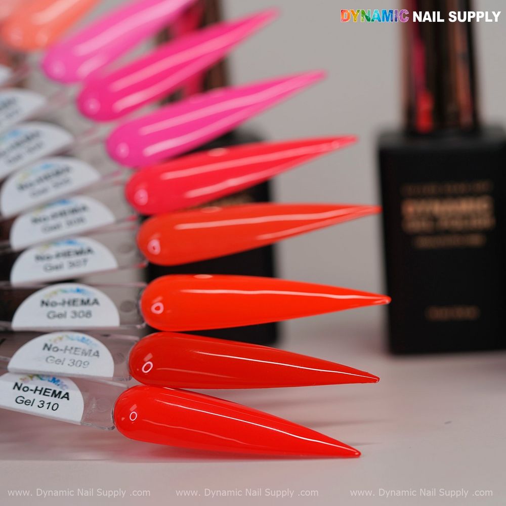 neon HEMA-free gel polish bottles - 8