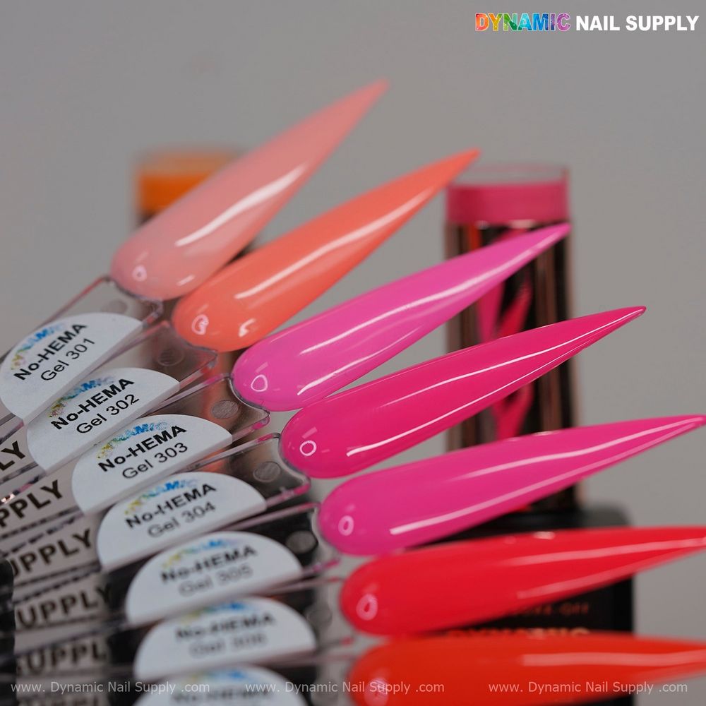 neon HEMA-free gel polish bottles - 9