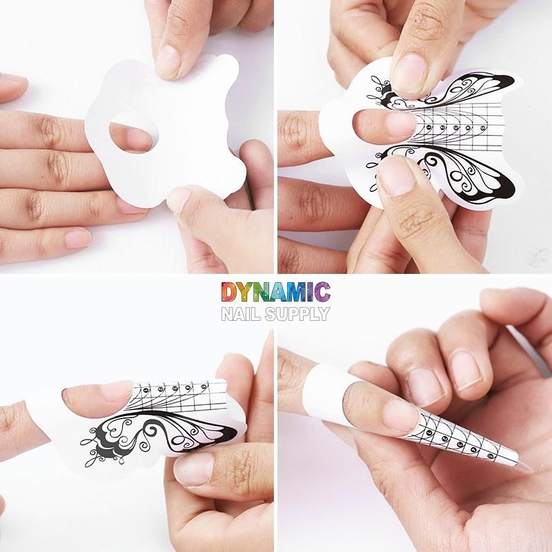 100 nail extension forms package - 5