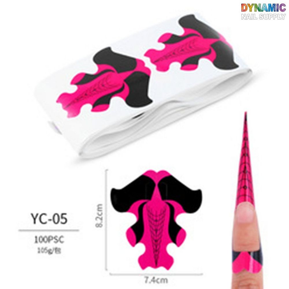 100 nail extension forms package - 7