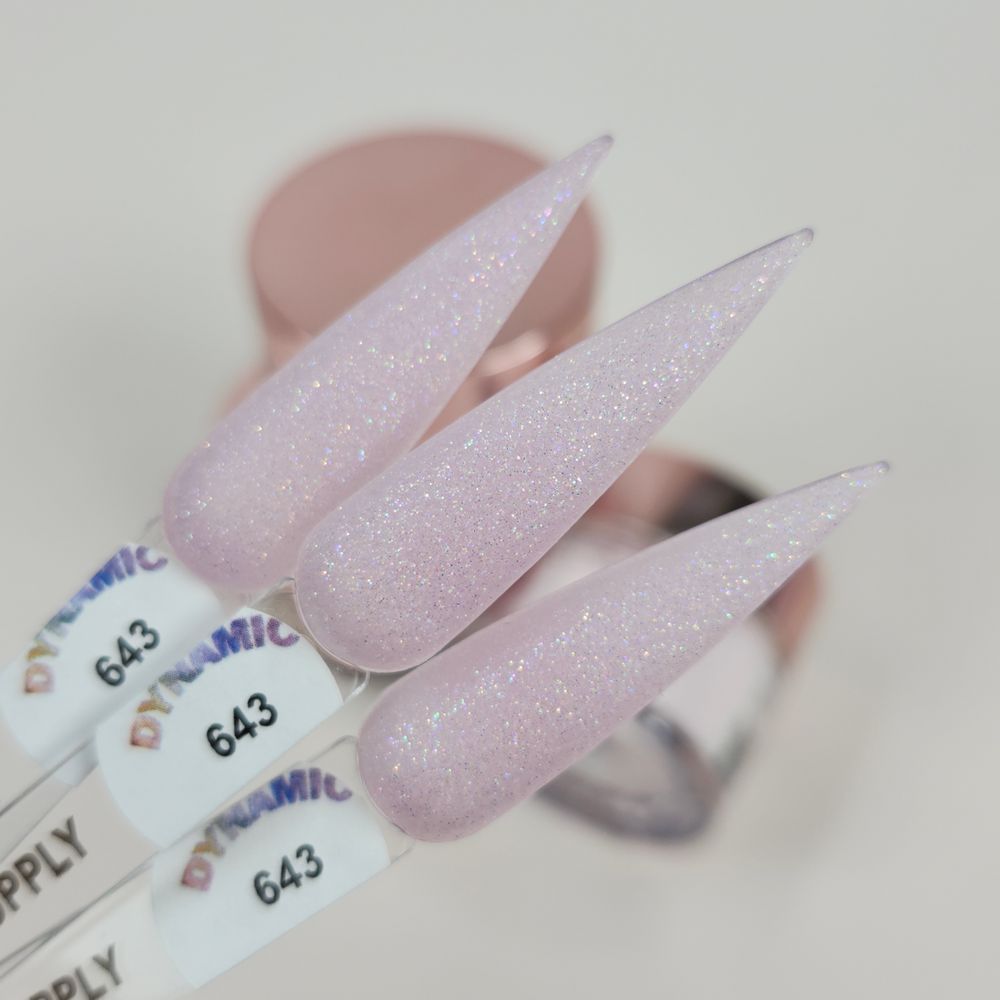 shimmery nude acrylic powder jar - 2